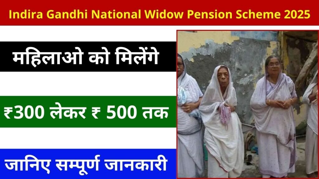 Indira Gandhi National Widow Pension Scheme